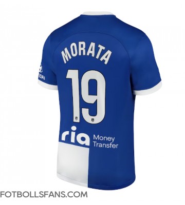 Atletico Madrid Alvaro Morata #19 Replika Bortatröja 2023-24 Kortärmad
